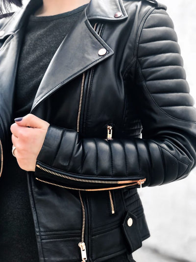 Gasoline | Quilted Bikers Leather Jacket Review