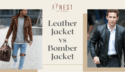Leather Jacket vs Bomber Jacket