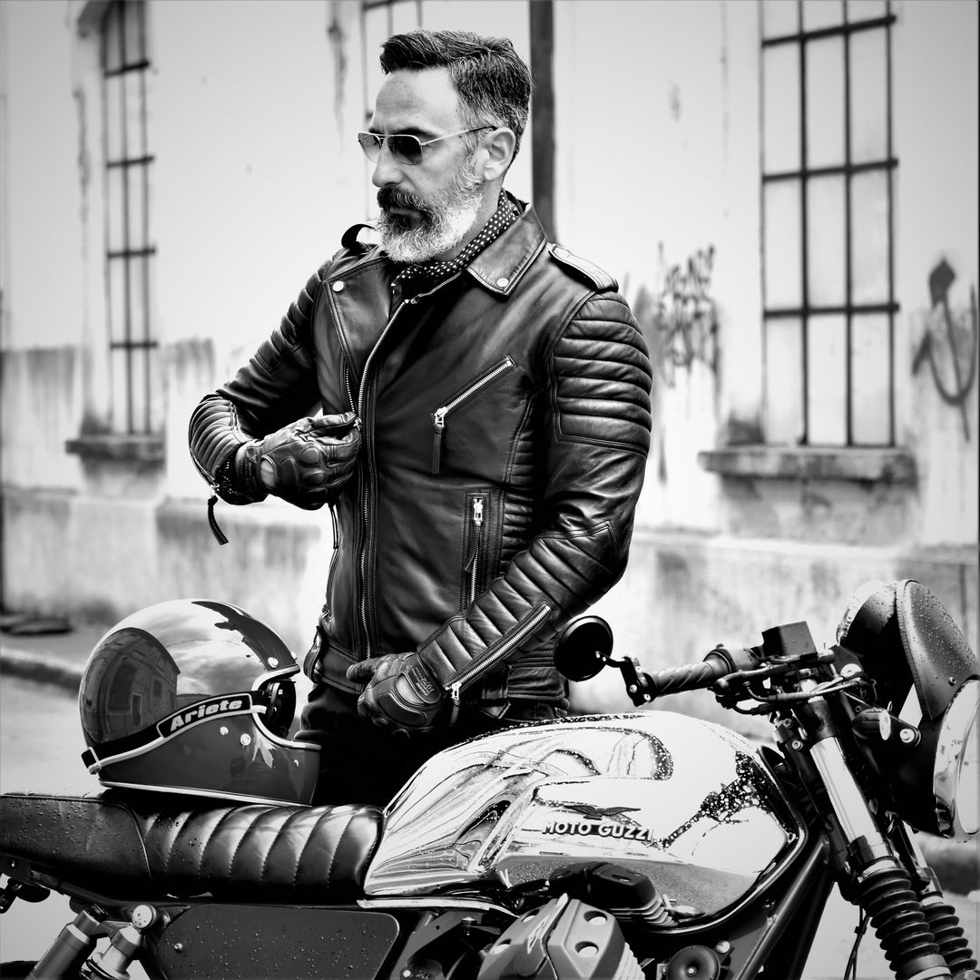 Moto Leather Jacket for Men