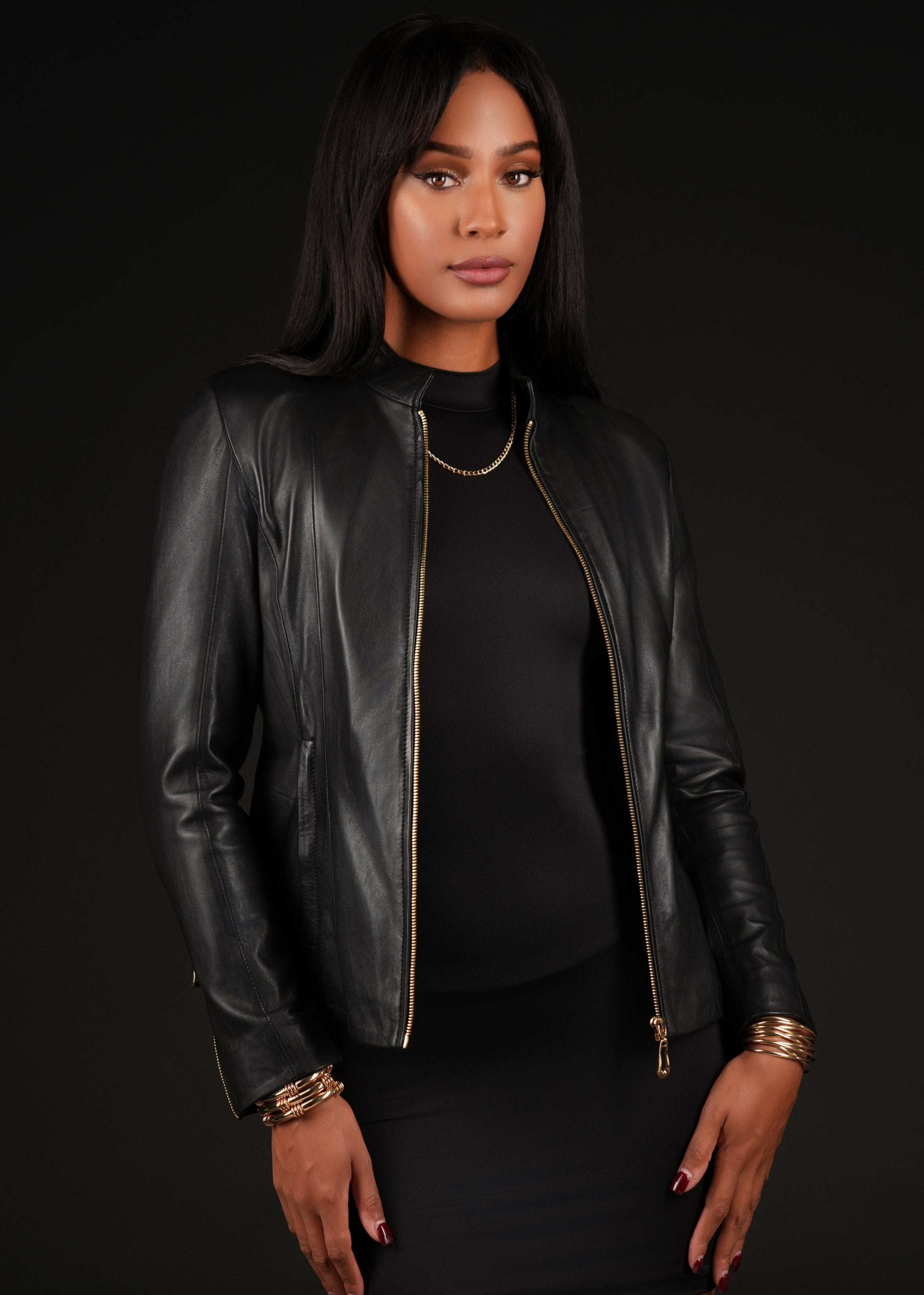 美品✨ melt the lady fake leather jacket 黒 2025年最新】MELT THE LADY レザージャケット・ライダースの人気
